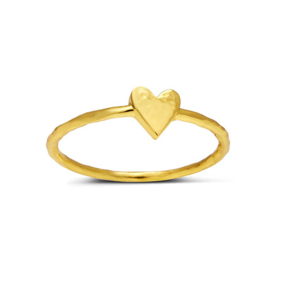 Aphrodite Heart Ring Gold