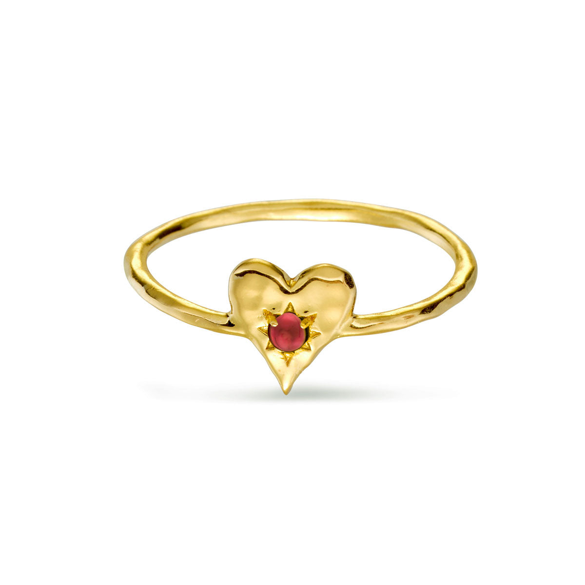 Love heart ring deals gold