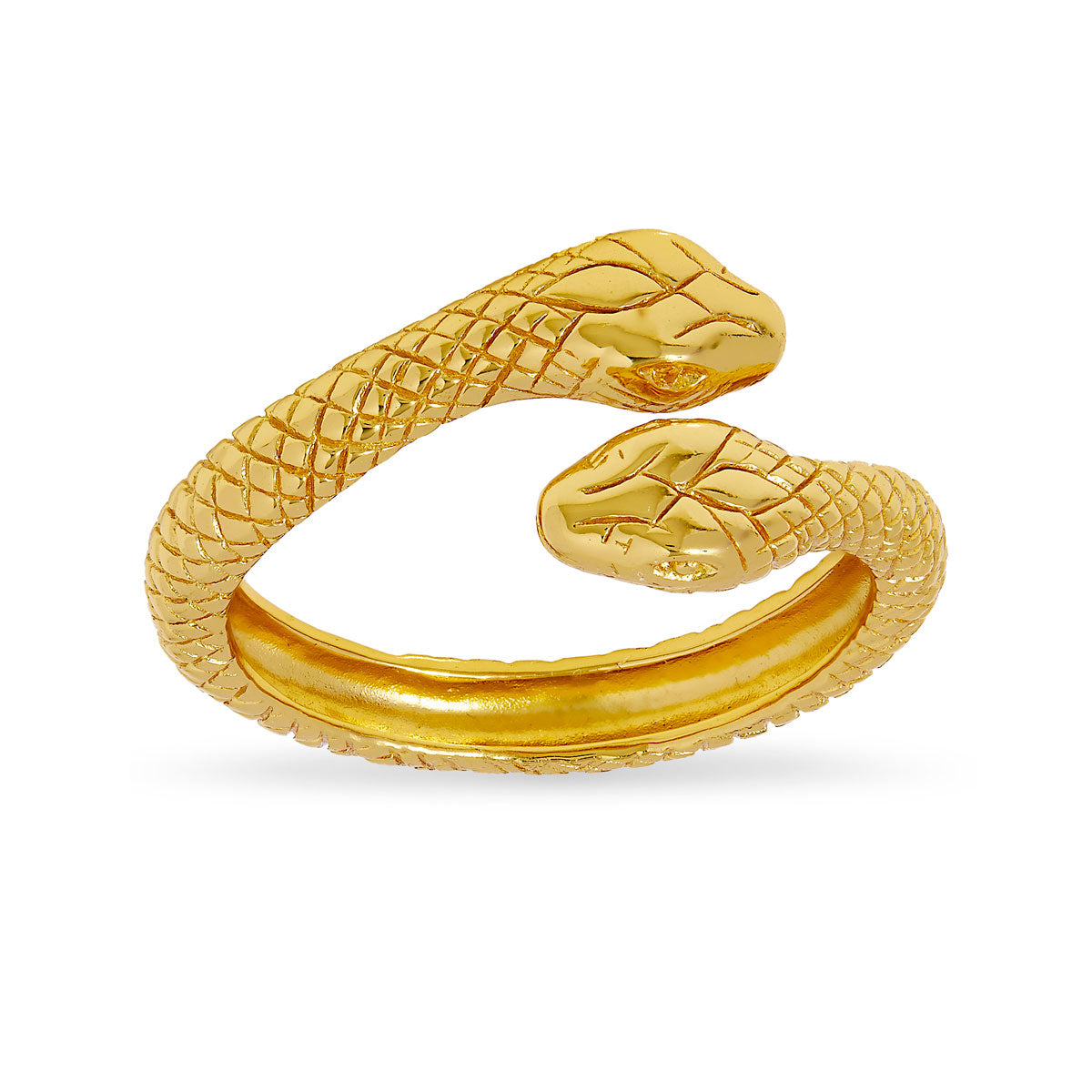 Real gold deals snake ring