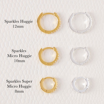 Sparkles Micro Huggies Gold
