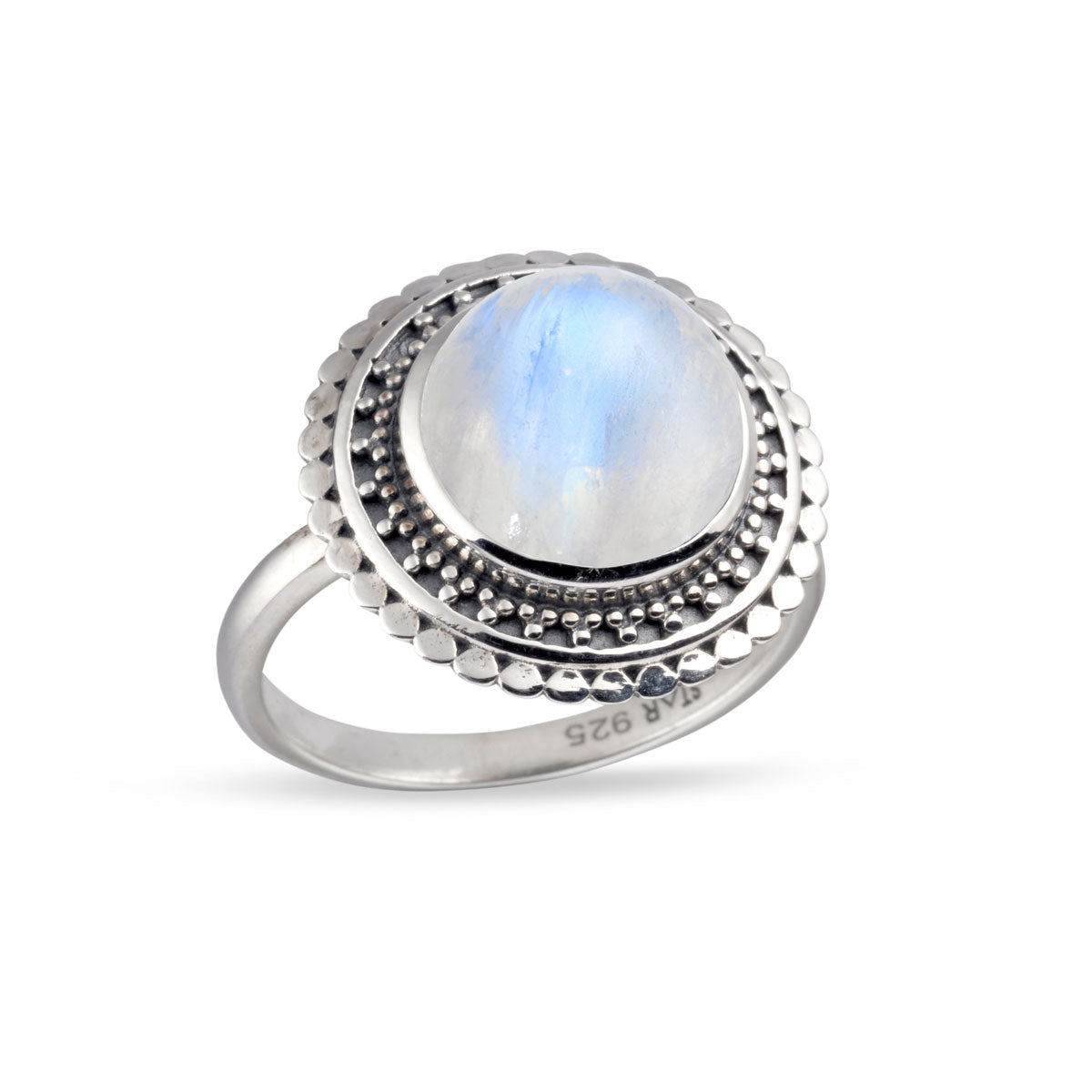 Star moonstone deals ring