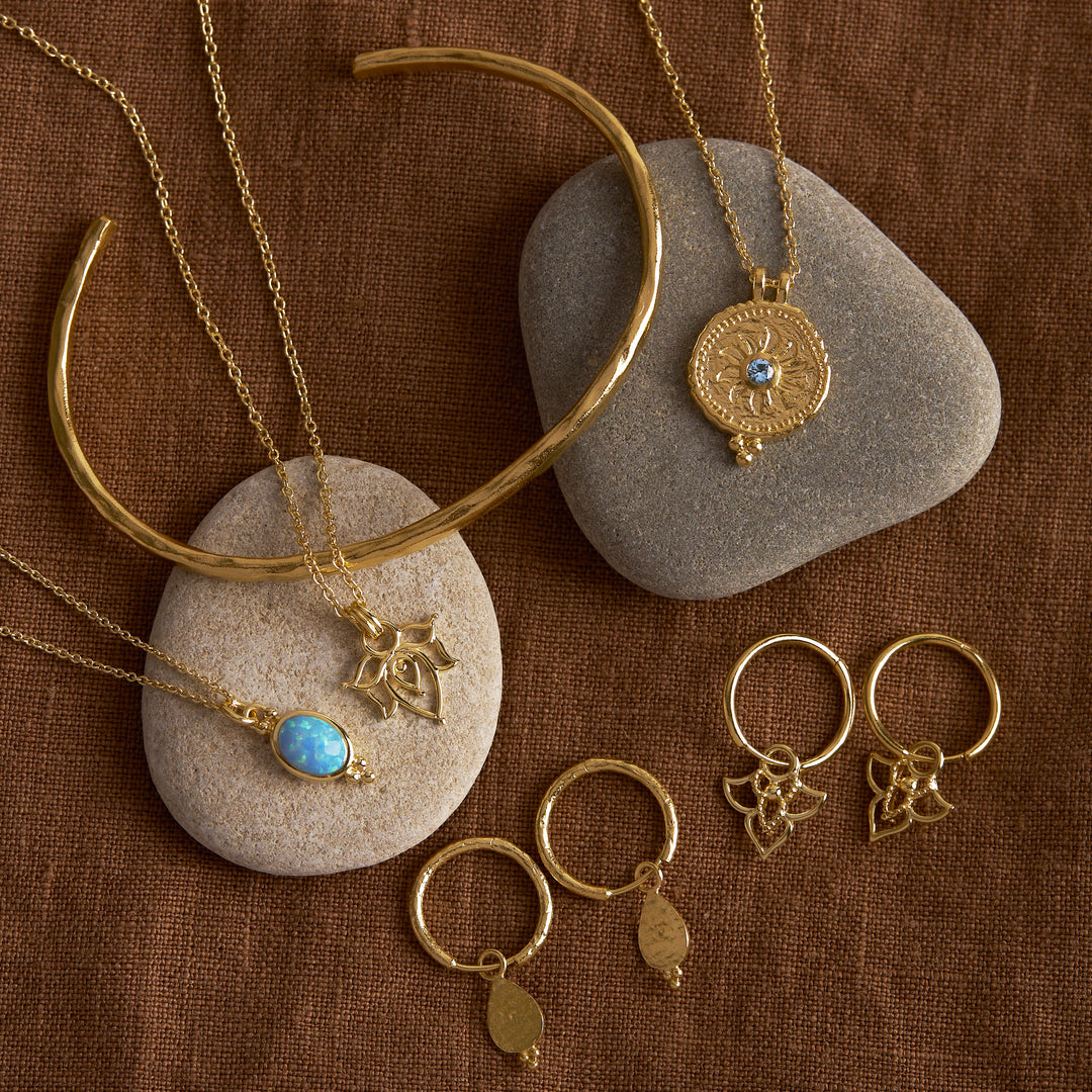 Sacred Bloom Huggies Gold