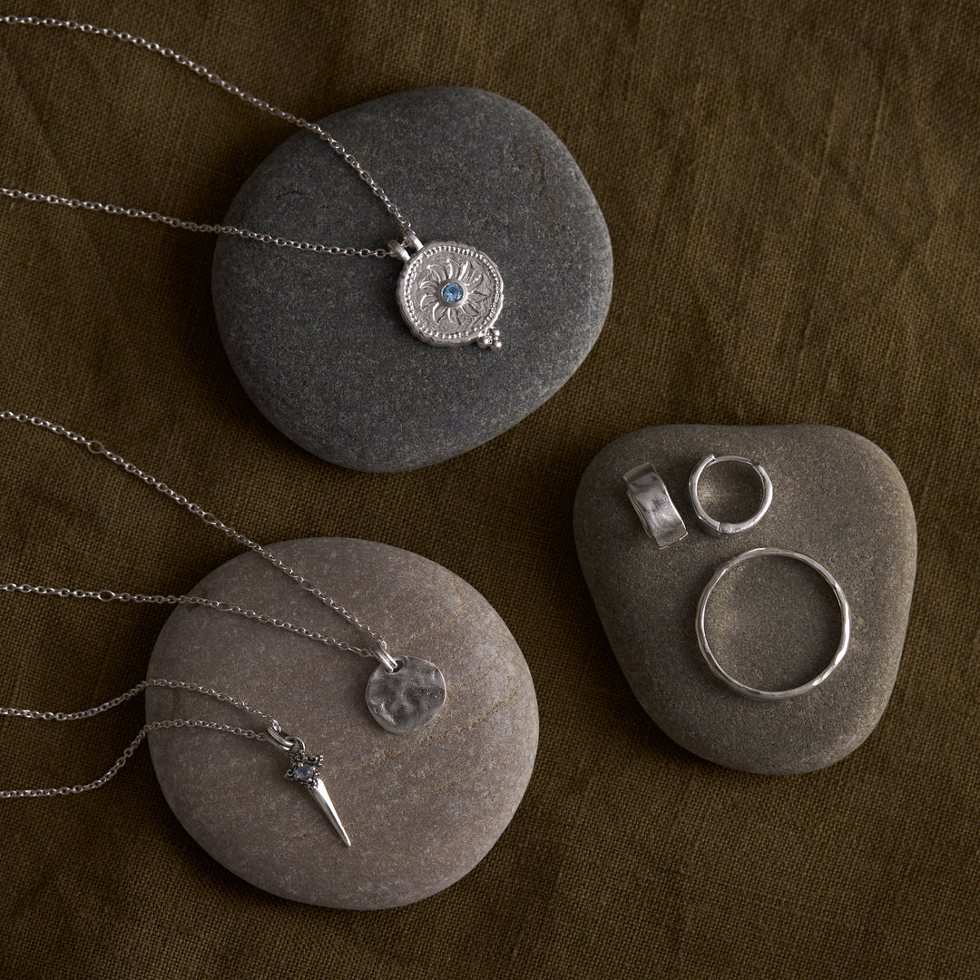 Helios Blue Topaz Necklace