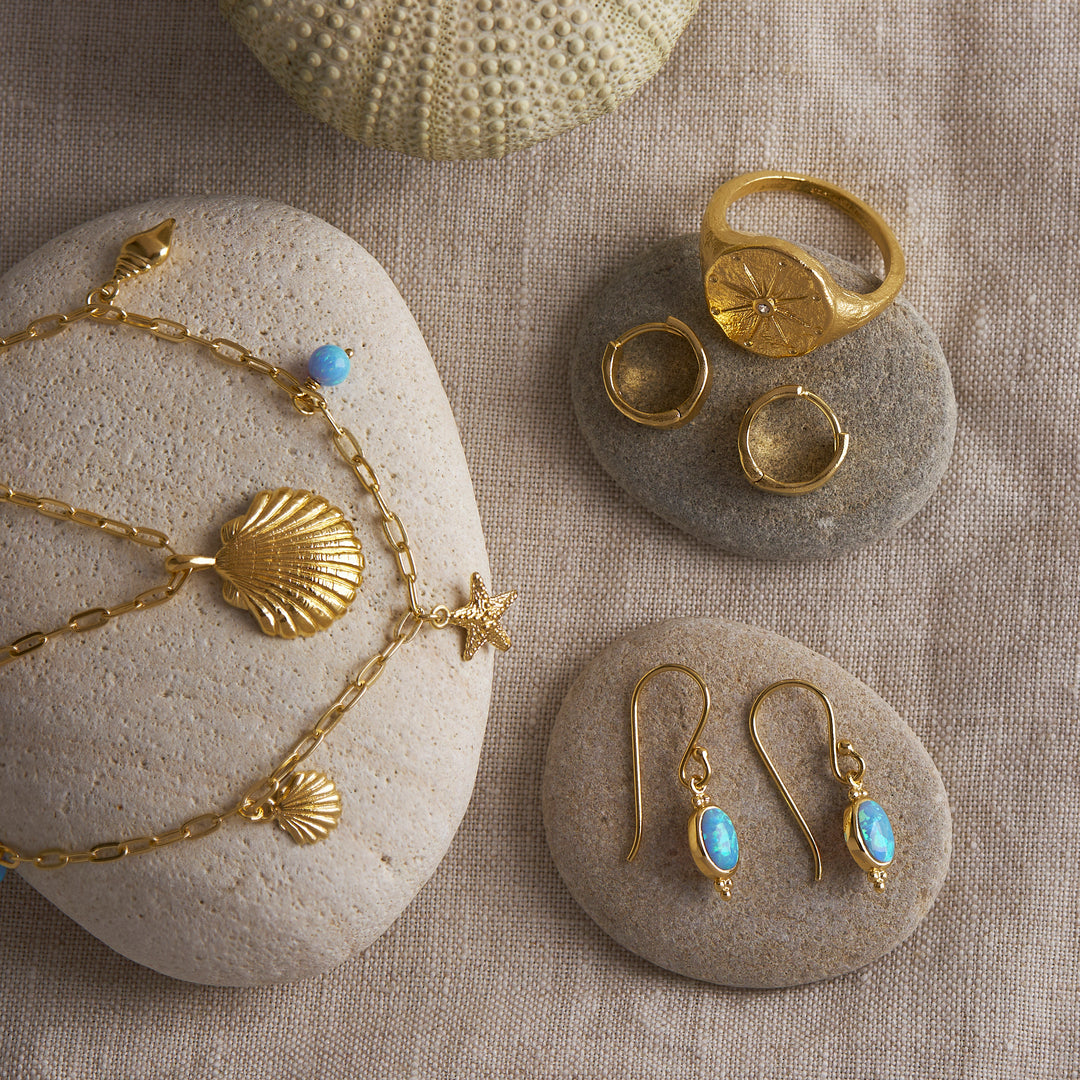 Sandshell Necklace Gold