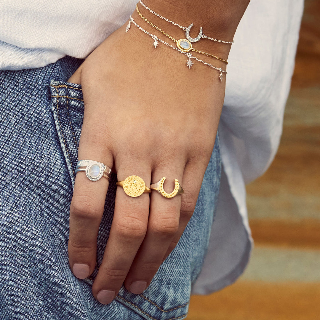 Meridian Moonstone Ring