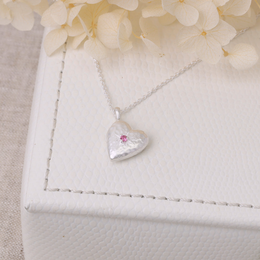 Cherished Pink Tourmaline Locket
