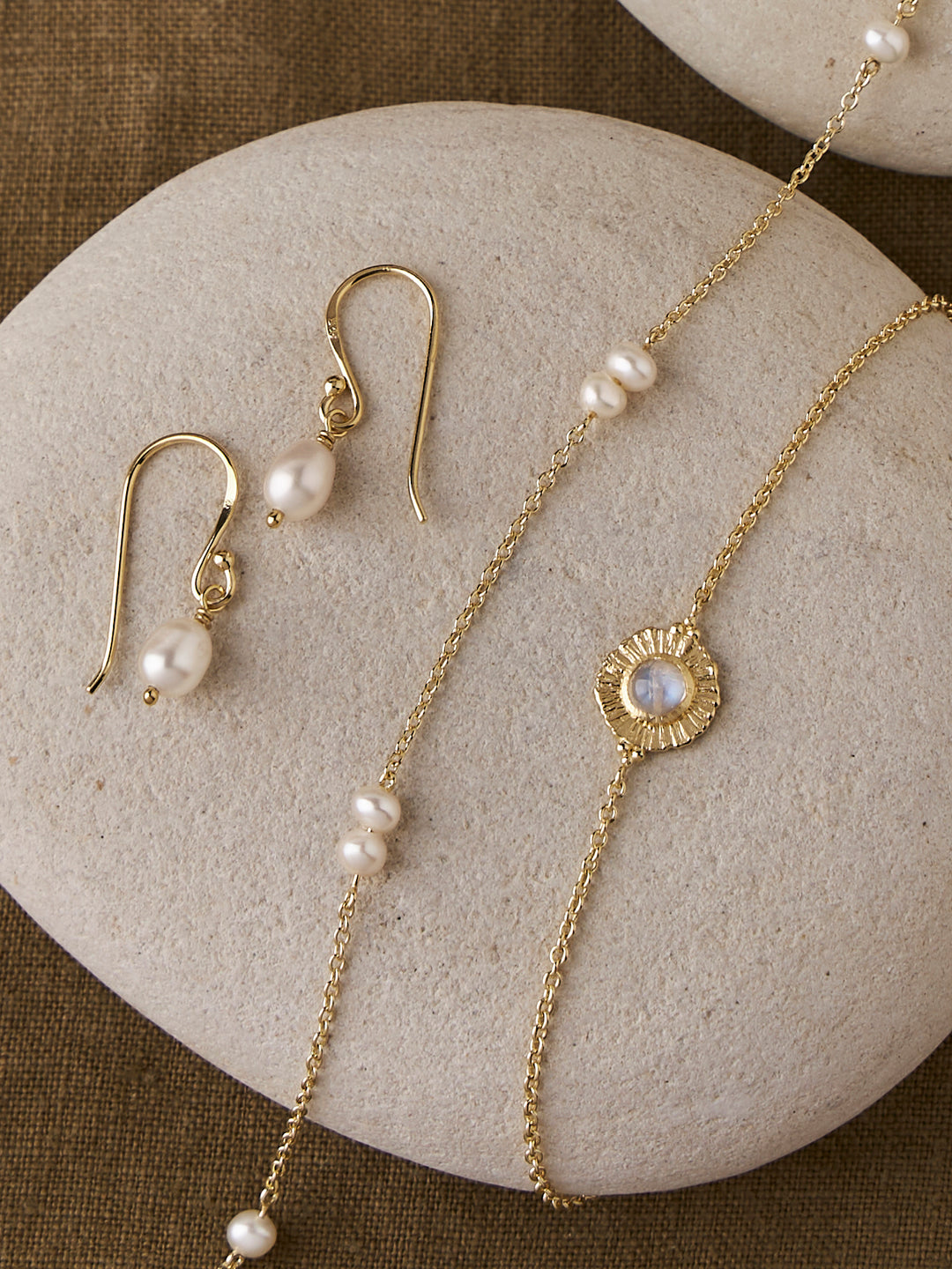 Nami Pearl Necklace Gold