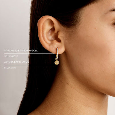 Asteria Ear Gold Charms