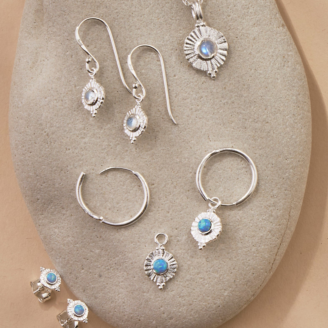 Veya Azure Opal Studs