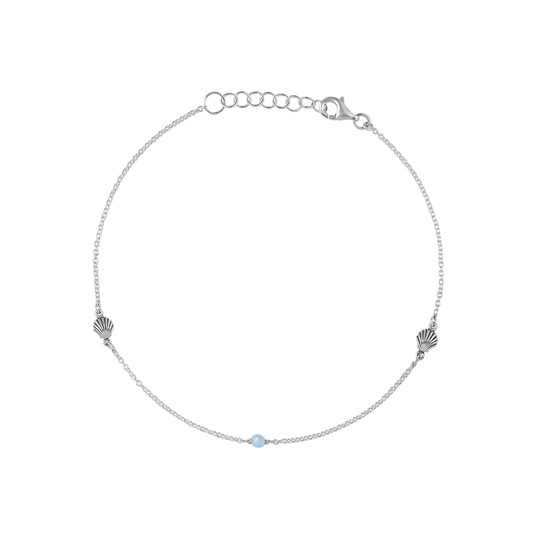 Mermaid Tears Azure Opal Anklet