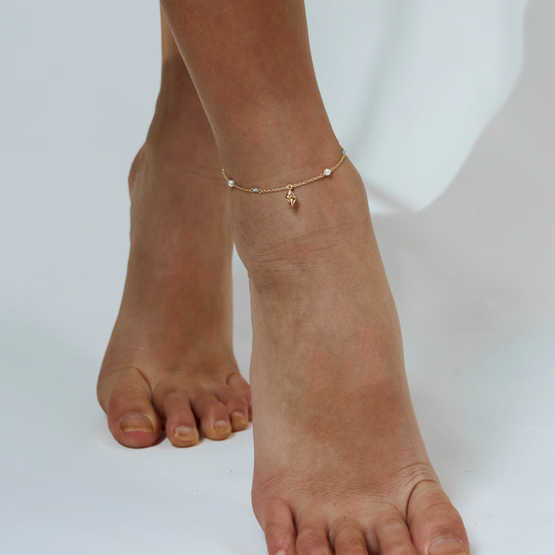 Santorini Anklet Gold