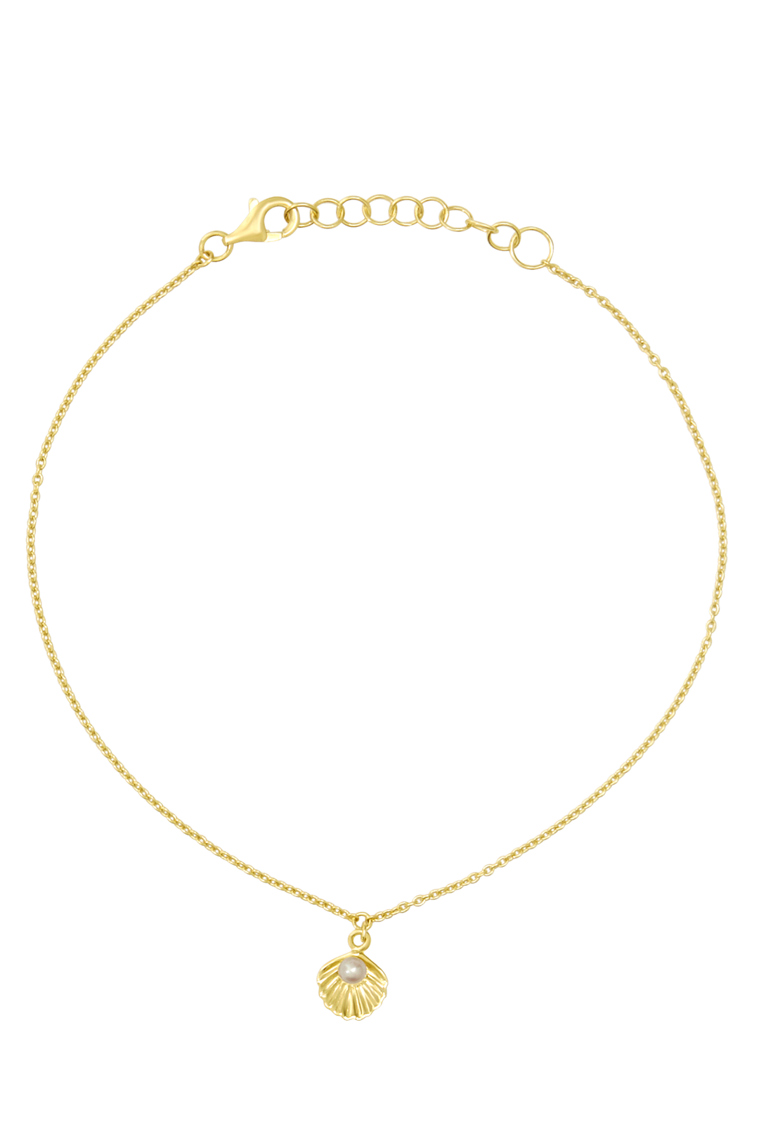 Seaside Ethereal Anklet Gold