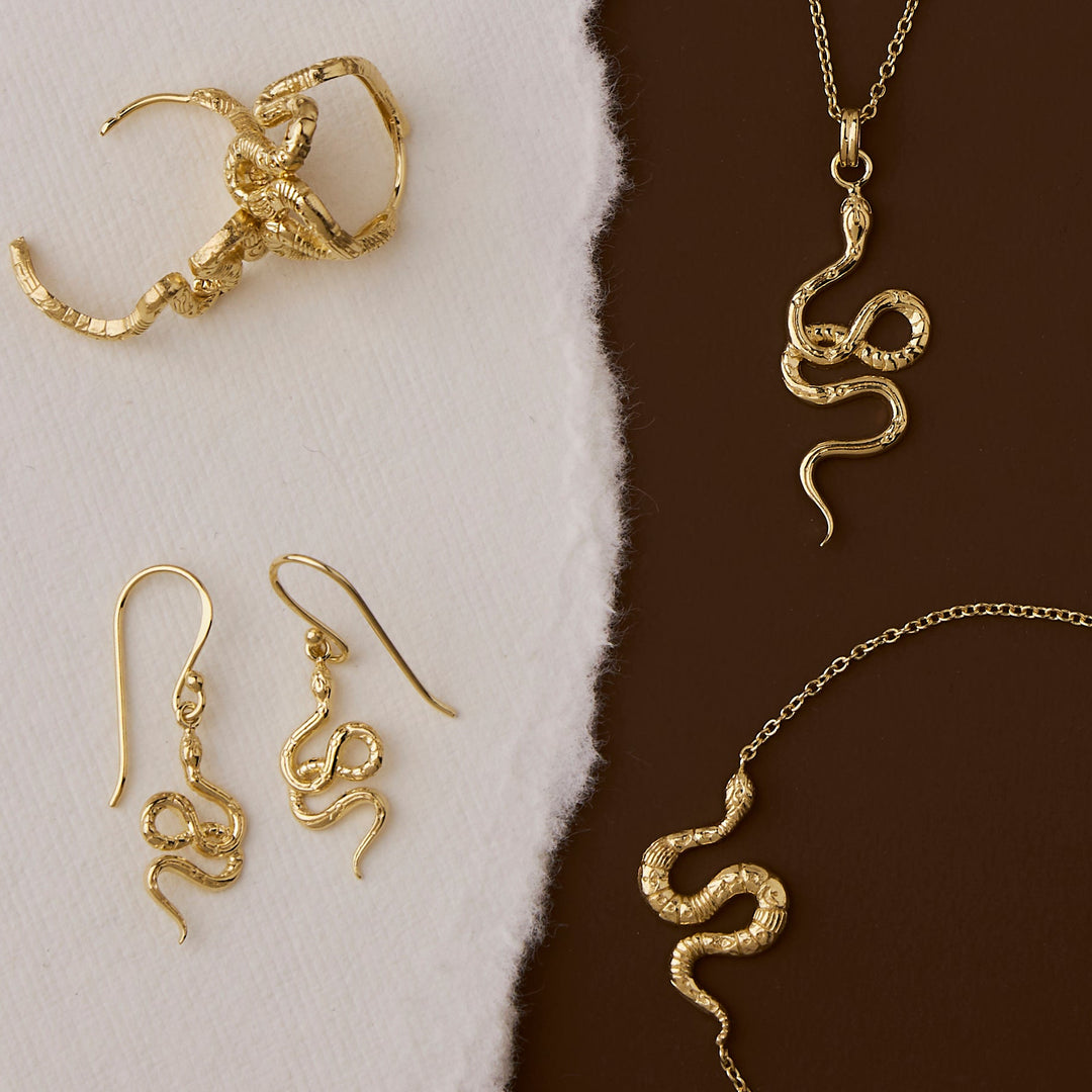 Lunara Serpent Bracelet Gold