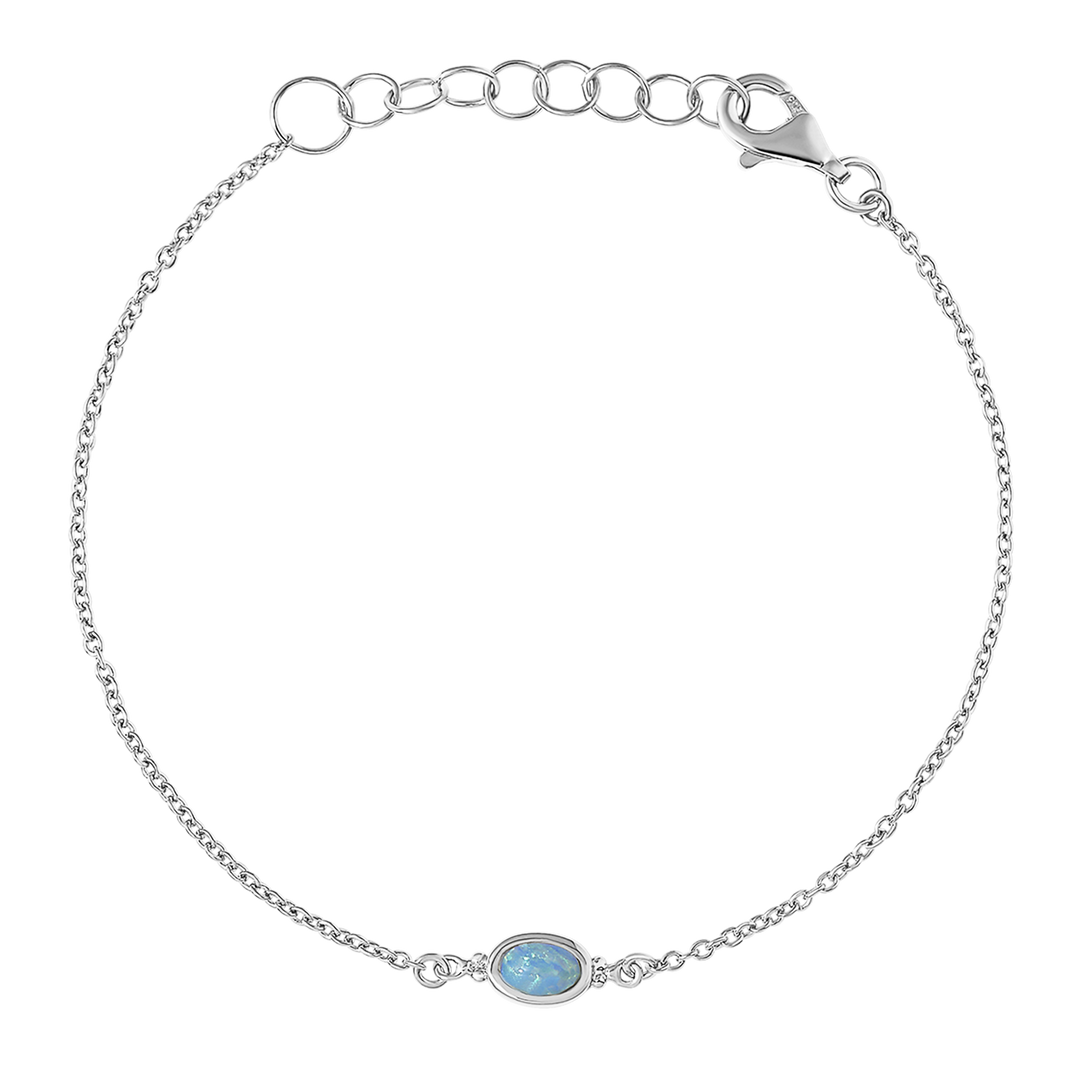 Moon Song Azure Opal Bracelet