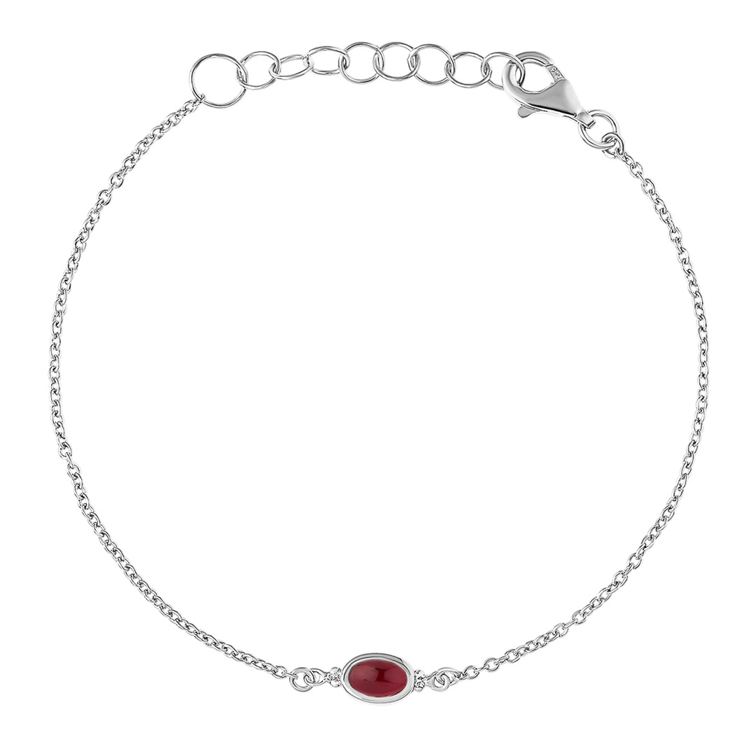Moon Song Garnet Bracelet