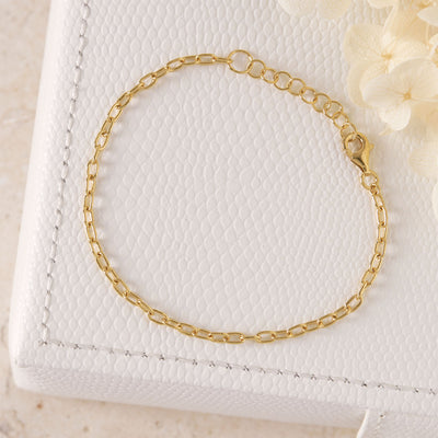 Paperclip Bracelet Gold