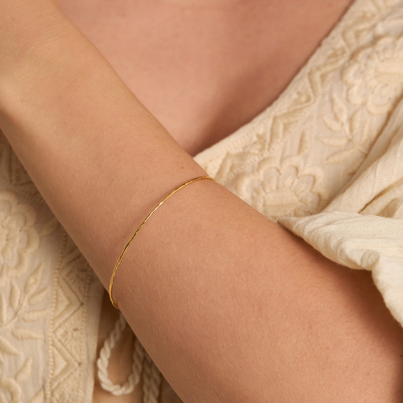 Super Fine Gold Bangle