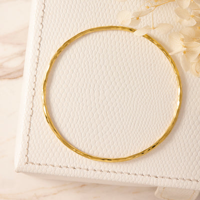 Infinity Gold Bangle