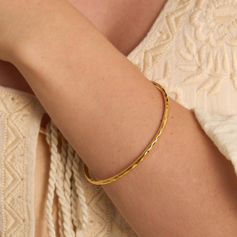 Intrinsic Gold Bangle