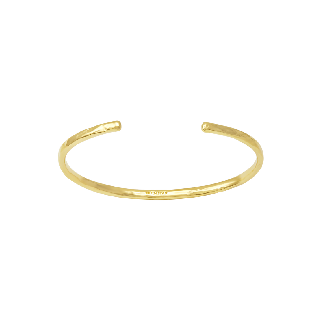 Textured Cuff Bracelet Gold