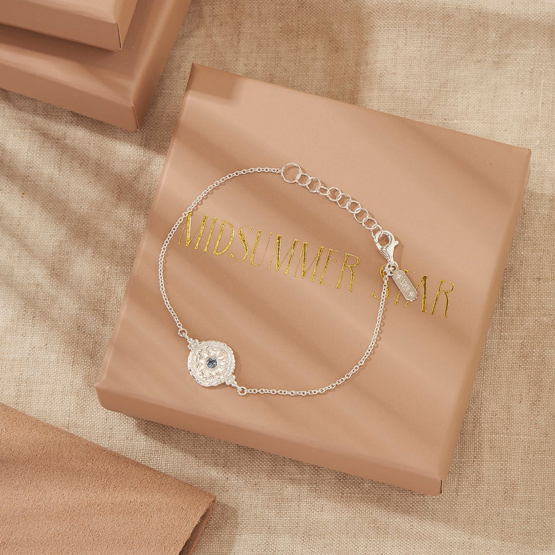 Helios Blue Topaz Bracelet