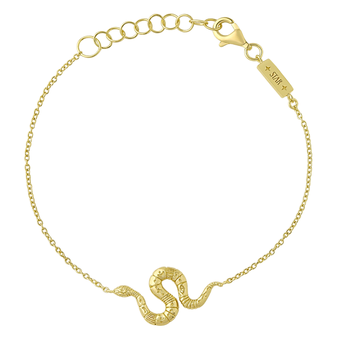 Lunara Serpent Bracelet Gold