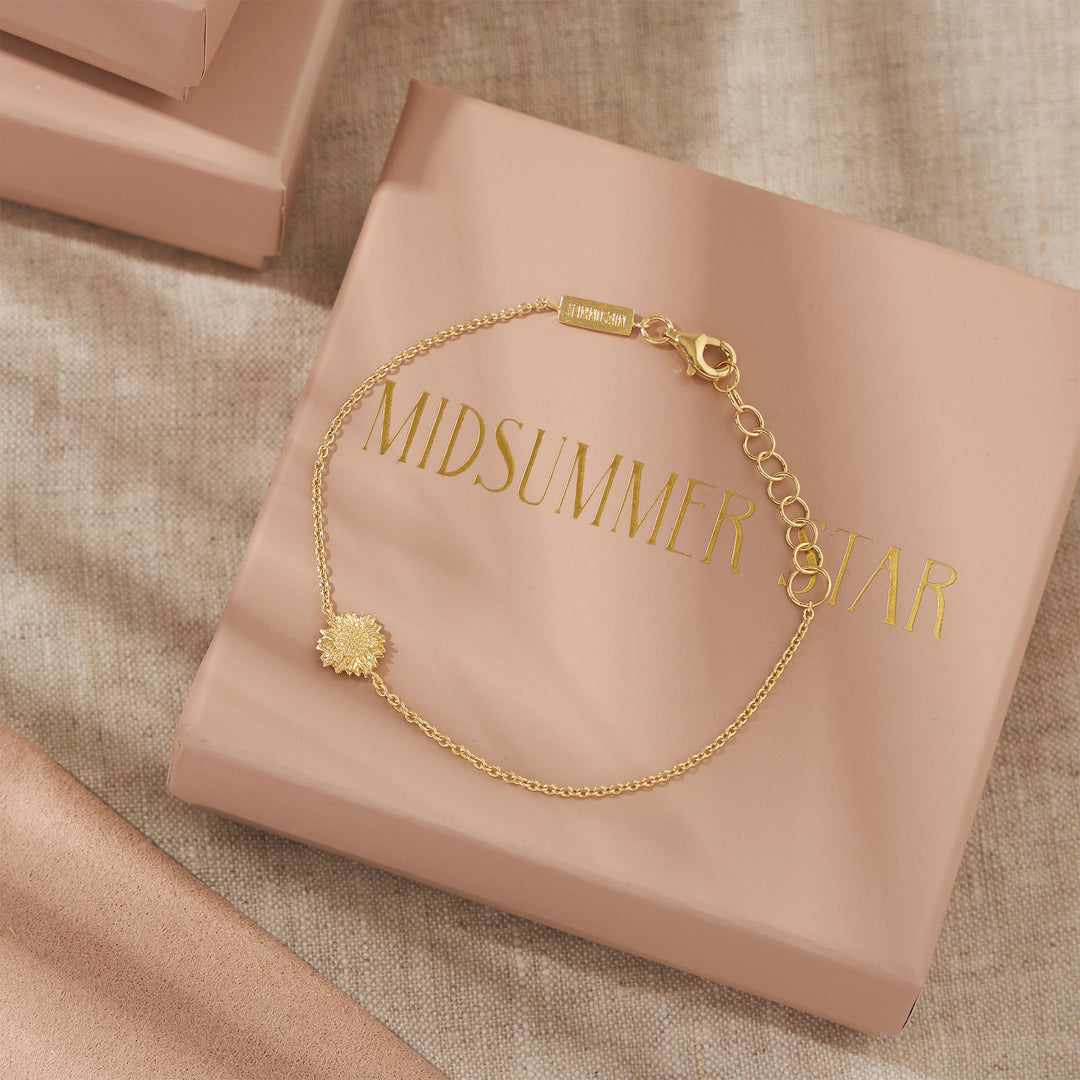Wild Sunflower Bracelet Gold