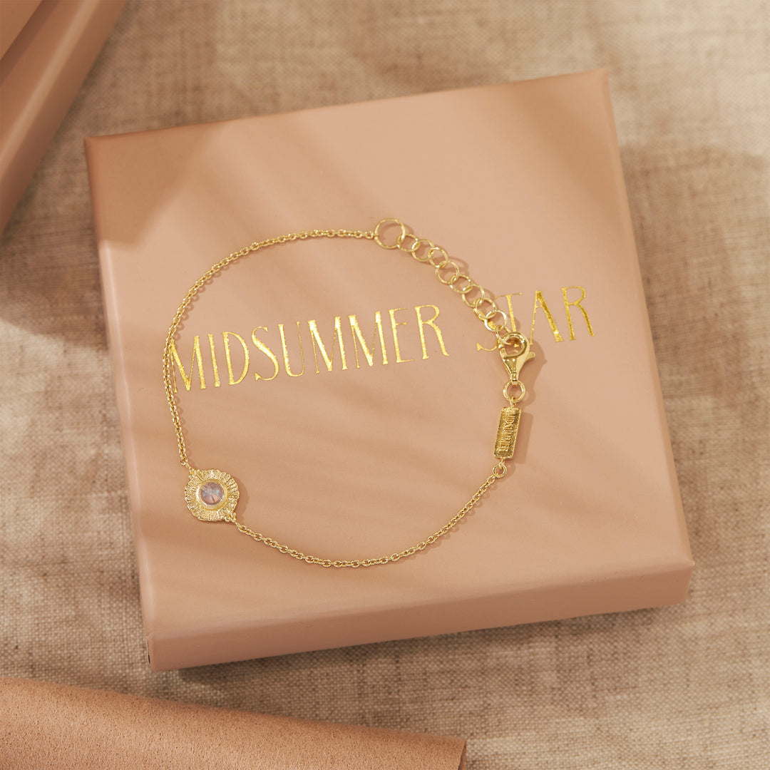 Veya Moonstone Bracelet Gold