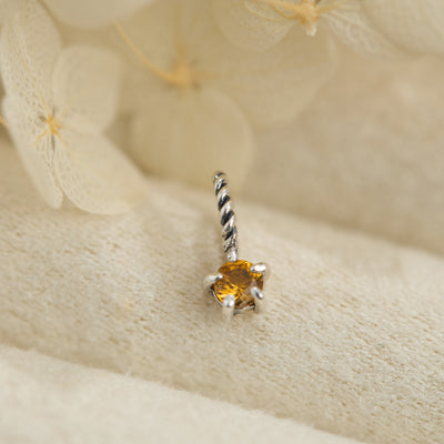 Citrine Birthstone Neck Charm