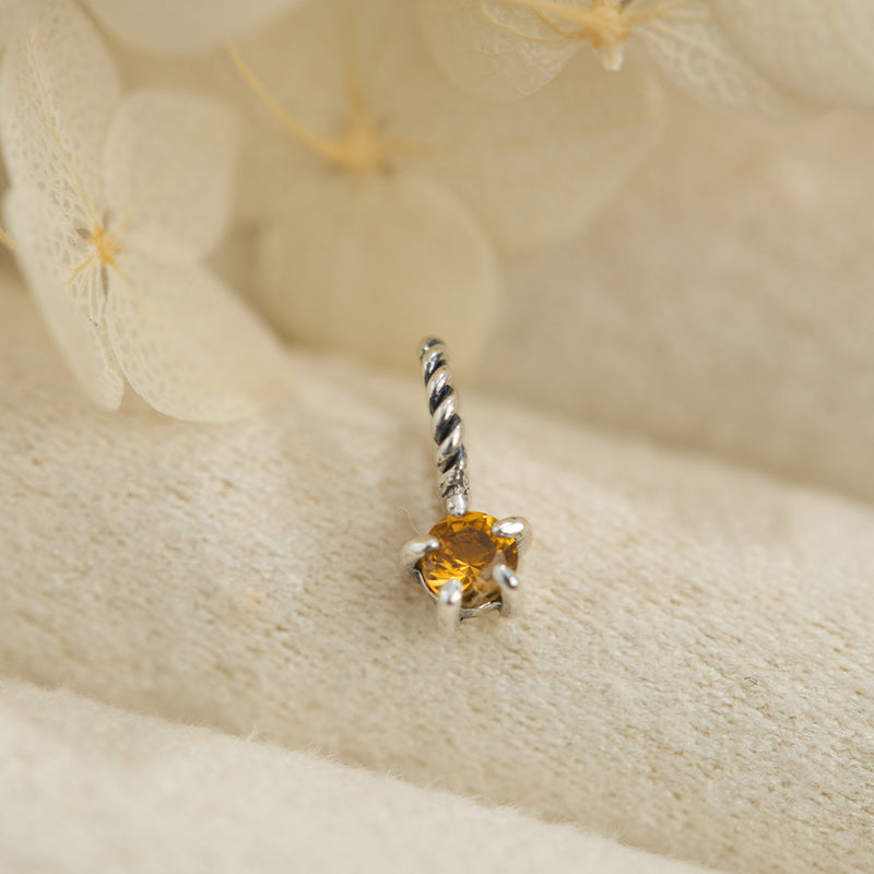 Citrine Birthstone Neck Charm