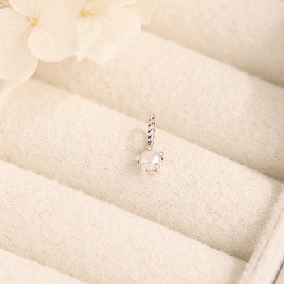 Pearl Birthstone Neck Charm