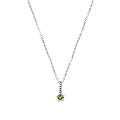 Peridot Birthstone Neck Charm