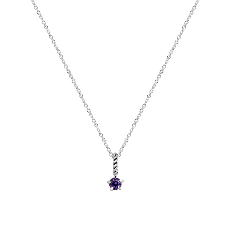 Tanzanite Birthstone Neck Charm