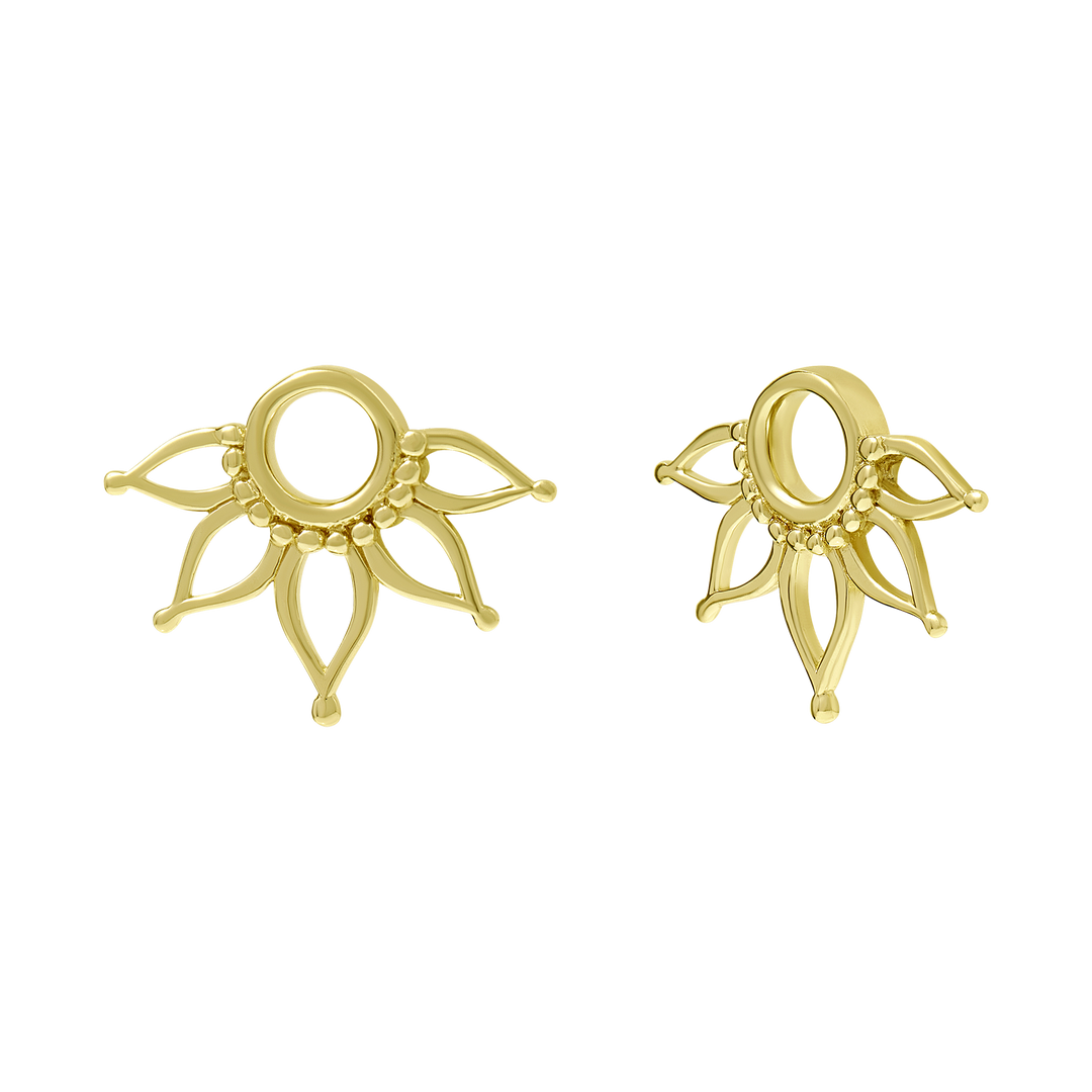 Lotus Ear Charm Gold