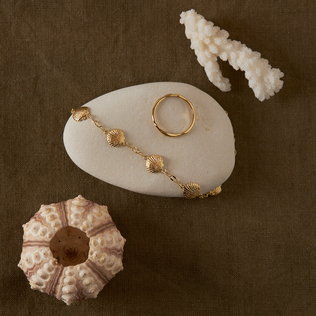 Sandshell Bracelet Gold