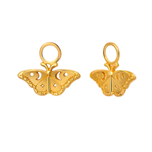 Celestial Moth Ear Charms Gold