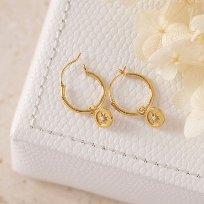 Asteria Hoops Gold