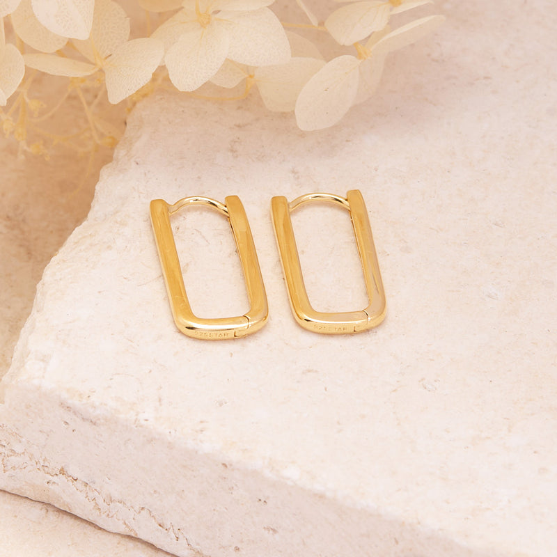 Aeon Hoops 14K Gold