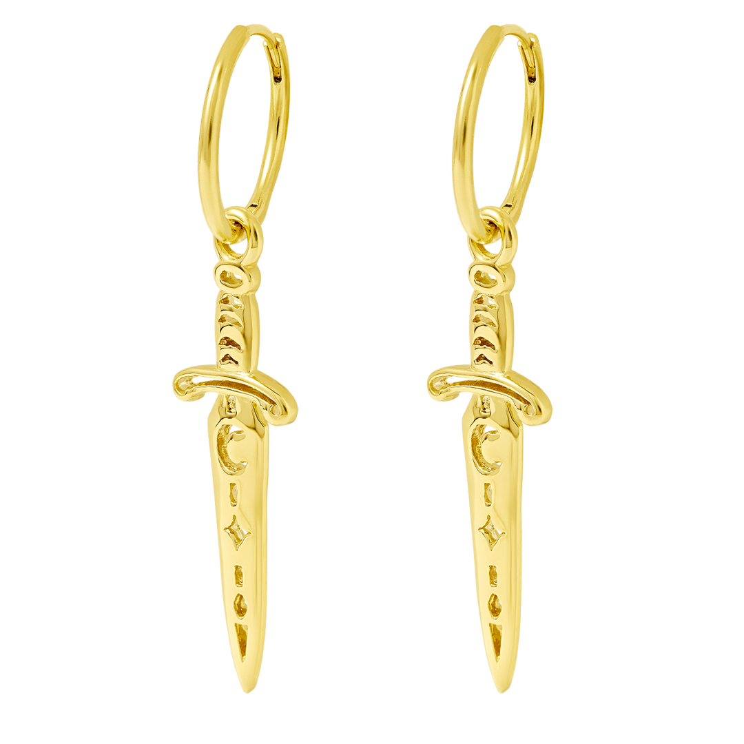 Celestial Sword Huggies Gold