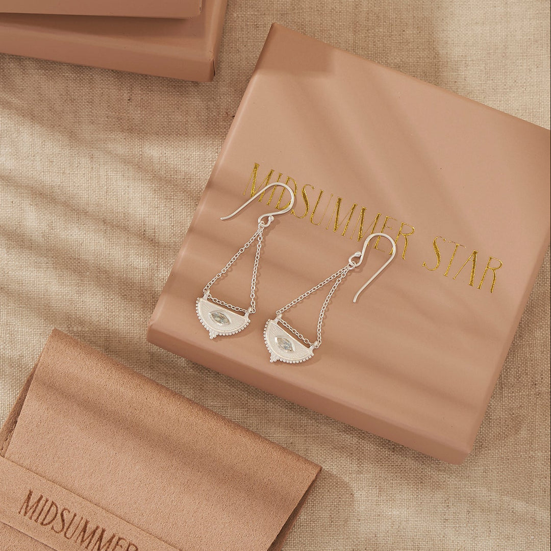 Soul Seer Moonstone Earrings
