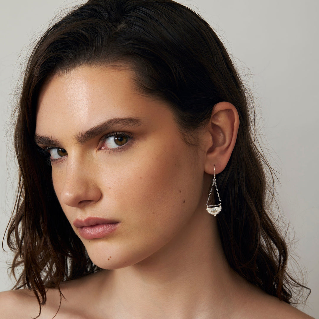 Soul Seer Moonstone Earrings
