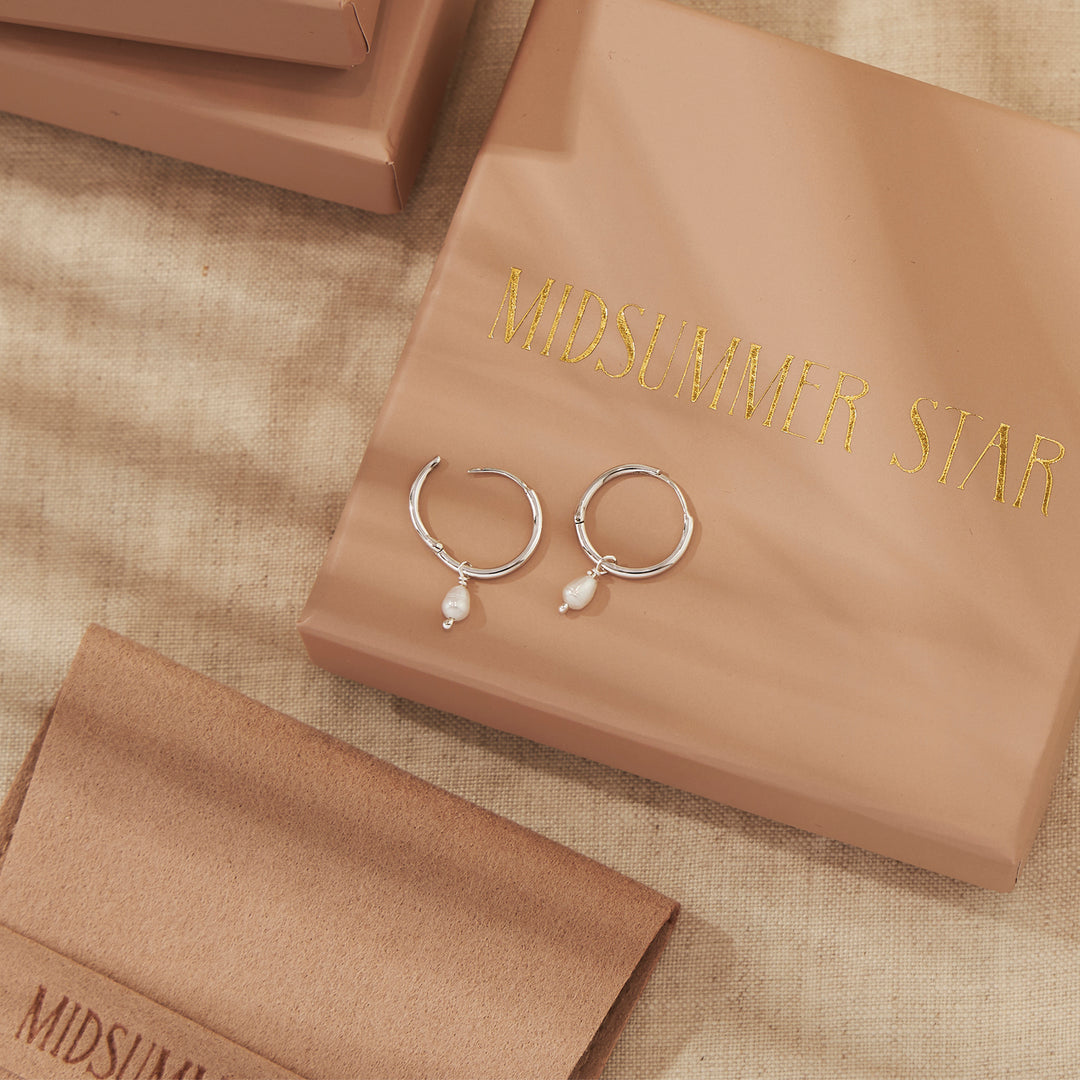 Dainty Pearl Huggies