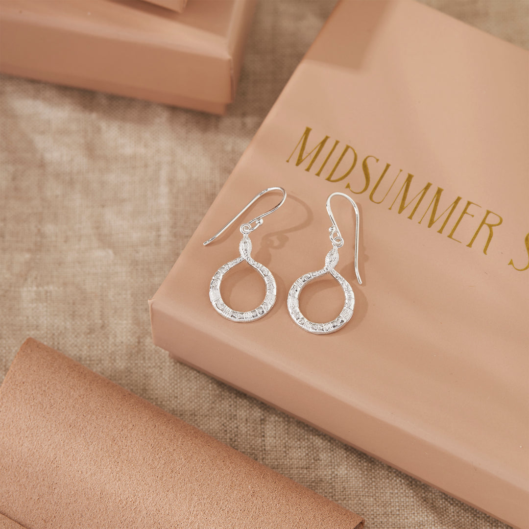 Lunara Serpent Earrings