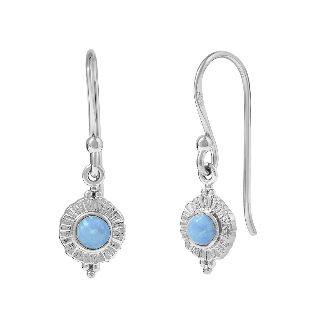 Veya Azure Opal Drop Earrings
