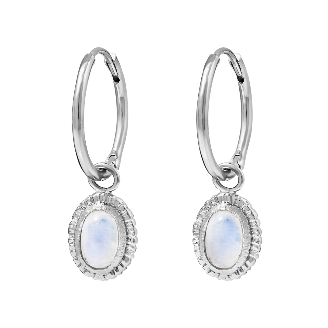 Meridian Moonstone Huggies