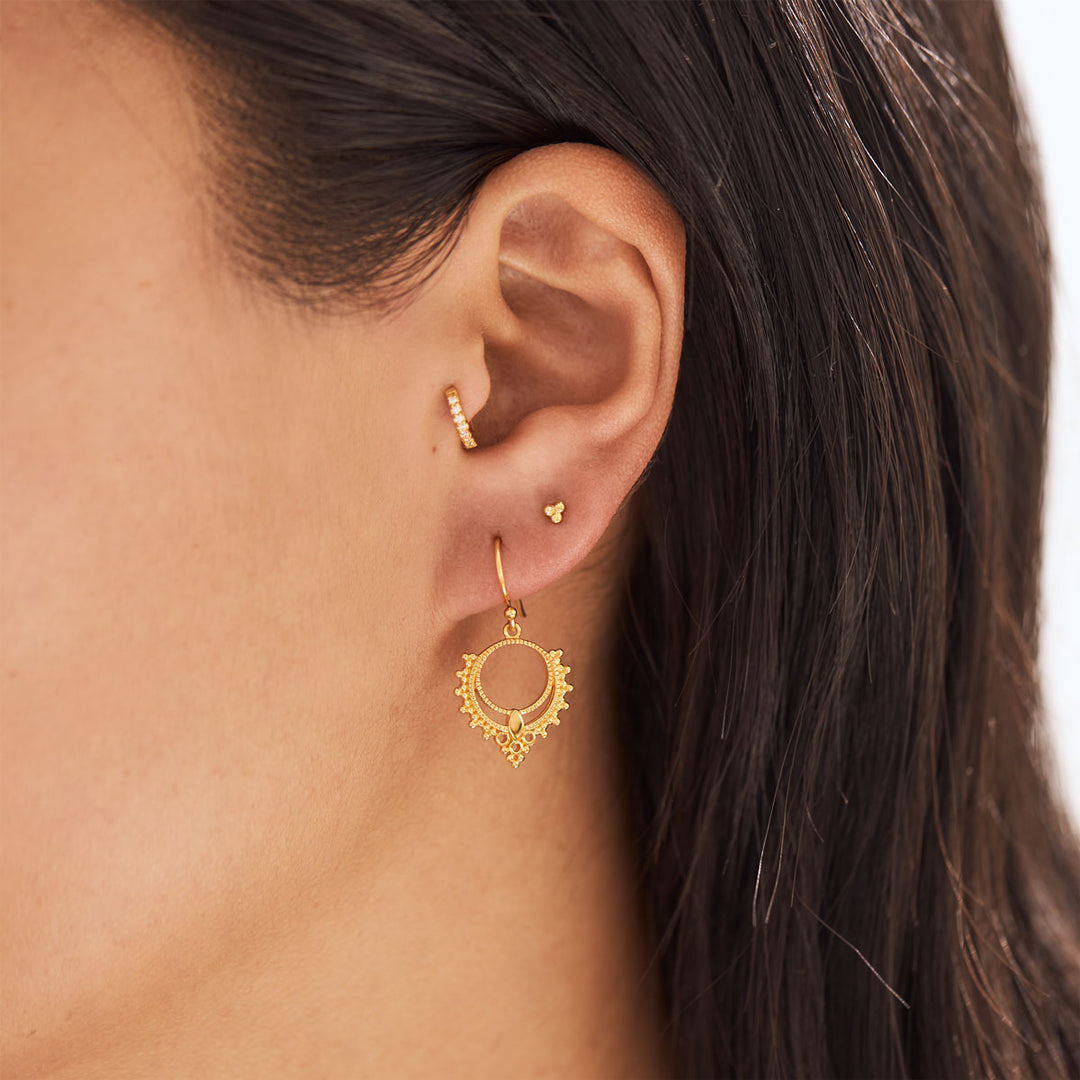 Periyar Earrings Gold