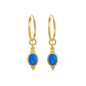 Moon Song Blue Opal Gold Sleepers