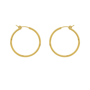 Medium Hoop Sleepers 14K Gold