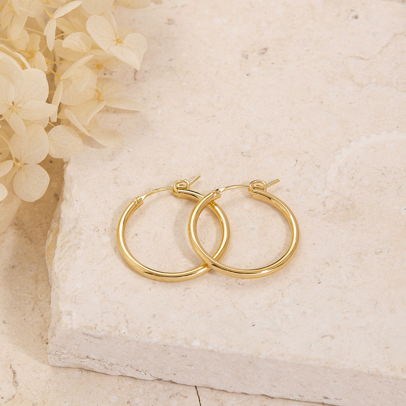 Hoop Sleepers 14K Gold