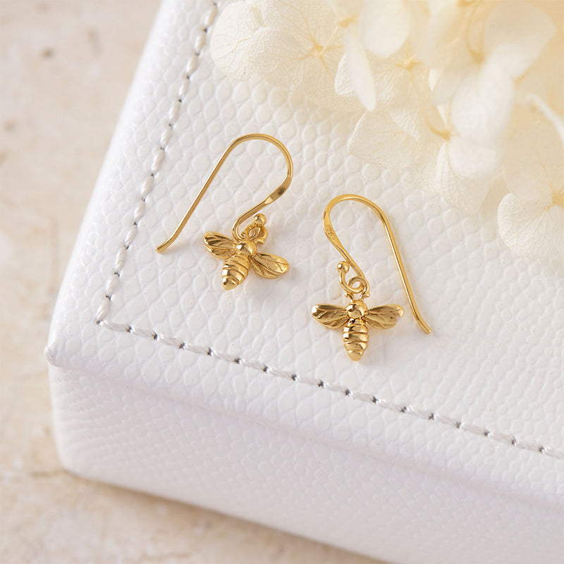 Meant to Bee Earrings Gold